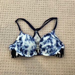 PINK Pushup Clasped Racerback Bra